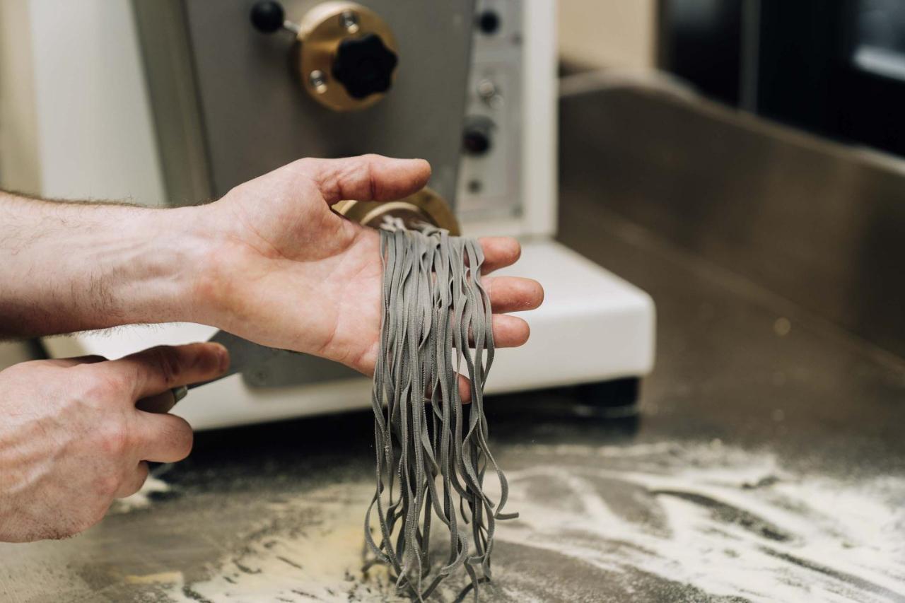 Peppers Waymouth Hotel Аделаида Экстерьер фото Pasta being made with a pasta machine